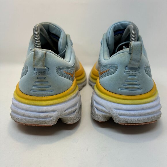 Hoka One One Women Bondi 8  Blue Running Shoes Sneakers Size 9D - Picture 2 of 10